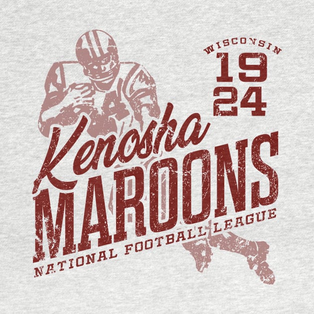 Kenosha Maroons Football by MindsparkCreative